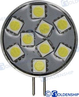 BULB G4 VERTICAL 9LED 1,8W 10/30V GS10521
