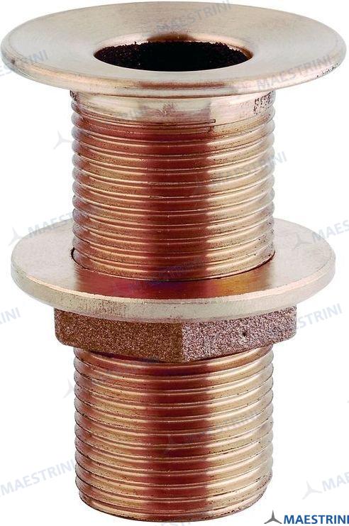 BRONZE THROUGH HULL OUTLET WELL PATTERN GS30624