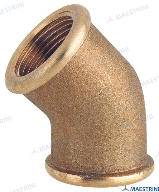 ELBOW 45° F.F.  1'' BRASS CR GS30813