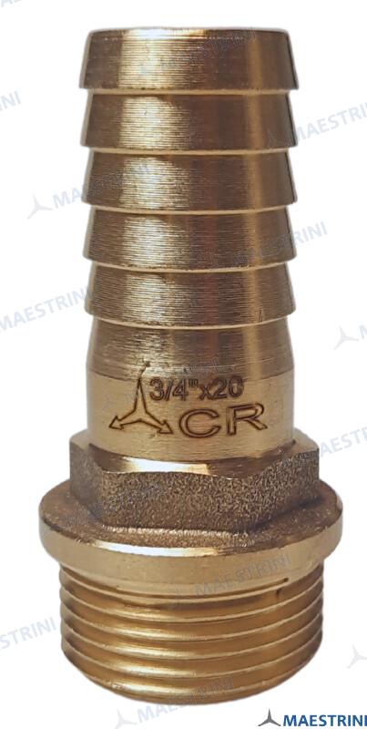 HOSE TAIL 3/4'' X 20 M. BRASS CR GS30837