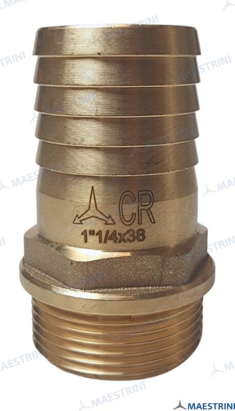 HOSE TAIL 1''1/4 X 38 M. BRASS CR GS30844