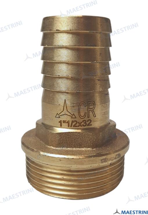 HOSE TAIL 1''1/2 X 32 M. BRASS CR GS30846