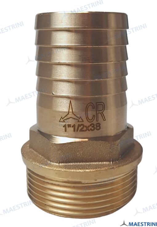 HOSE TAIL 1''1/2 X 38 M. BRASS CR GS30847