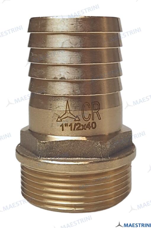 HOSE TAIL 1''1/2 X 40 M. BRASS CR GS30848