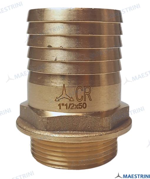 HOSE TAIL 1''1/2 X 50 M. BRASS CR GS30849