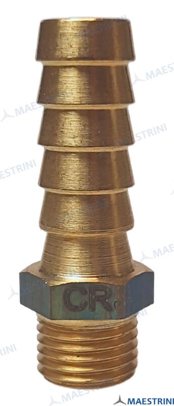 HOSE TAIL 1/4'' X 12 M. BRASS CR GS30853