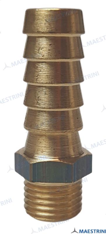 HOSE TAIL 1/4'' X 13 M. BRASS CR GS30854