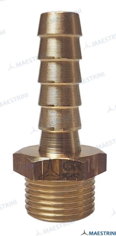 HOSE TAIL 3/8'' X 10 M. BRASS CR GS30856
