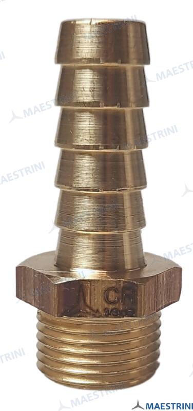 HOSE TAIL 3/8'' X 12 M. BRASS CR GS30857