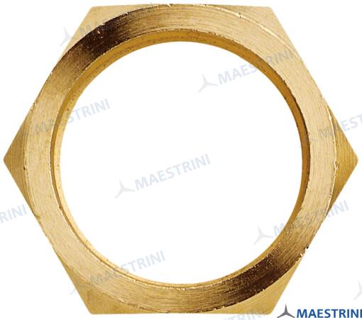 NUT 1” IN CR BRASS GS30928