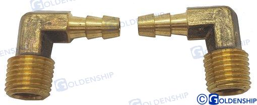 RACOR 90º NPT 1/4 X 1/4"  (PACK 2) GS31245