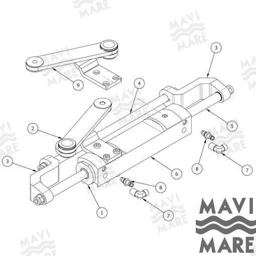 LINK LEVER KIT ENGINE-CYLINDER MC300HD GS41114