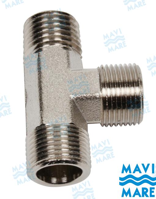 FITTING "T" 1/4 NPT -9/16 24 UNF (2) GS41213