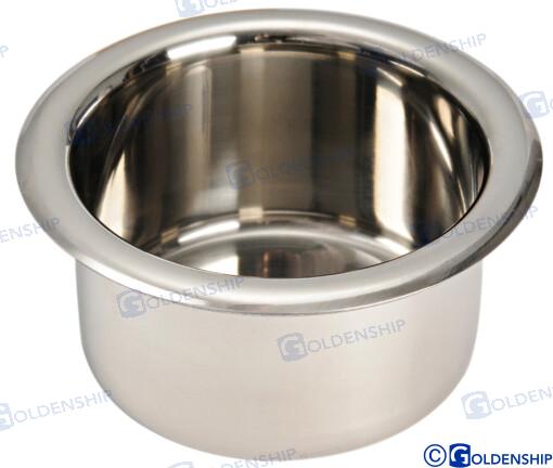 GLASS & CAN HOLDER INOX GS41421