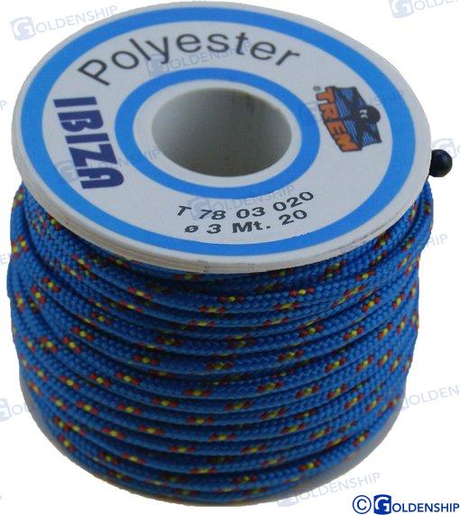 Σχοινί πολυεστερικό 3mm GS60160