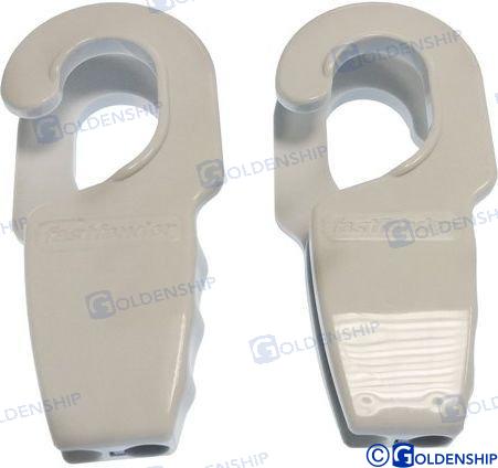 SET OF TWO HOOKS FASTFENDER32 GREY/BLUE GS62065