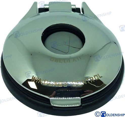 Διακόπτης ποδός μαύρος inox GS63100