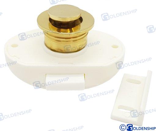 DOOR LATCH (polished button) GS72441