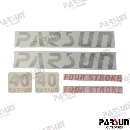 MARK(BACK), TOP COWLING PAF40-08000003