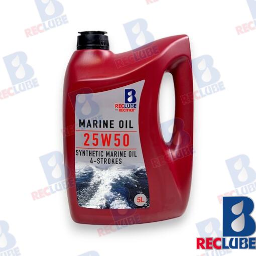 SYNTHETIC MARINE OIL 25W50 5 L.(3) REC25W50U3