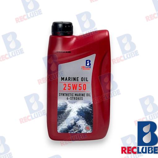 SYNTHETIC MARINE OIL 25W50 1LT. (6 UN) REC25W50U6