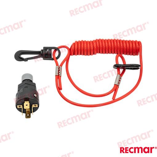 KILL SWITCH W/COIL LANYARD REC40971