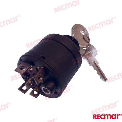 IGNITION STARTER SWITCH PLASTIC 6T-3POS REC87-802136