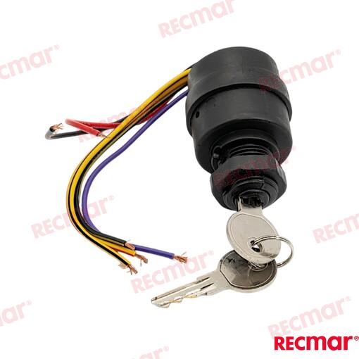 IGNITION STARTER SWITCH PLASTIC 7T-4POS REC87-88107A5
