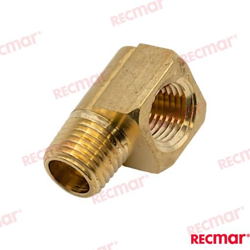 ELBOW TANK 1/4" REC90700