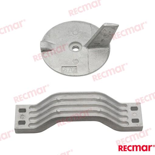 ALUMINIUM TRIM TAB ANODE KIT REC90798-1M708AL