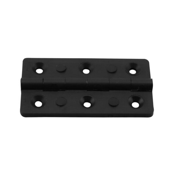 Μεντεσές Πλαστικός ΡΑ, Ορθογώνιος 40x75x3.5mm, Μαύρος