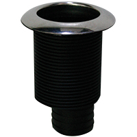 Απορροή 1 ½'' για Μετατοπ. Σωλ.Ø31mm, Inox Φλ. L87mm