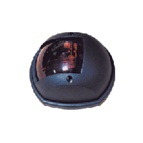 CYCLIC 12 Φανός Πλευρικός, Κόκκινος 112,5°, με μαύρο κέλυφος