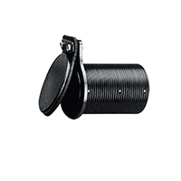 Απορροή Ø68mm με Ανεπίστρ. Βαλβίδα, L.107mm, Μαύρη