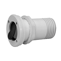 Απορροή Ø55mm με Ανεπ. Βαλβ. για Σωλ. Ø50mm, Λευκή