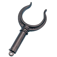 Σκαρμός Κουπιού, Ø57mm, Πλαστικός ΡΑ, Μαύρος