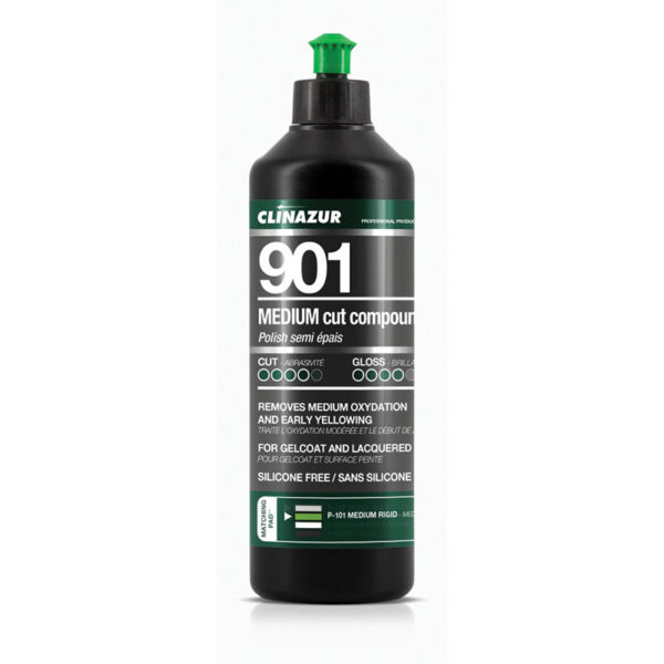 CLIN AZUR 901 Γυαλιστικό για Mέτριες Αμυχές, 500ml
