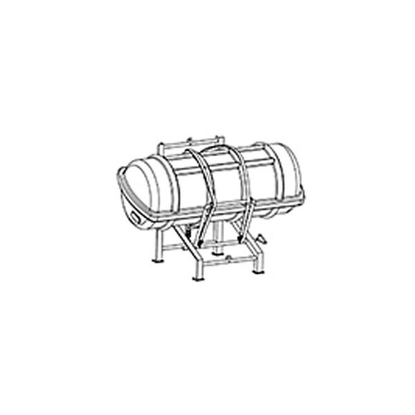 Tilting Rack For Liferaft With ''Gate'' Releasing Device-Galvanized Steel