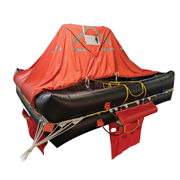 ARIMAR Liferaft SOLAS DEEP SEA II,TOB,10 prs,canister (B)