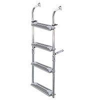 Σκάλα Αναδιπλούμενη, 2+2 σκαλιά, Inox 316, 90⁰, Μ900xΠ325mm