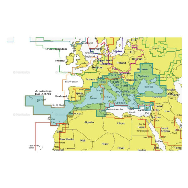 NAVIONICS Ψηφιακός Χάρτης σε SD κάρτα, Αιγαίο Πέλαγος και Θάλασσα του Μαρμαρά