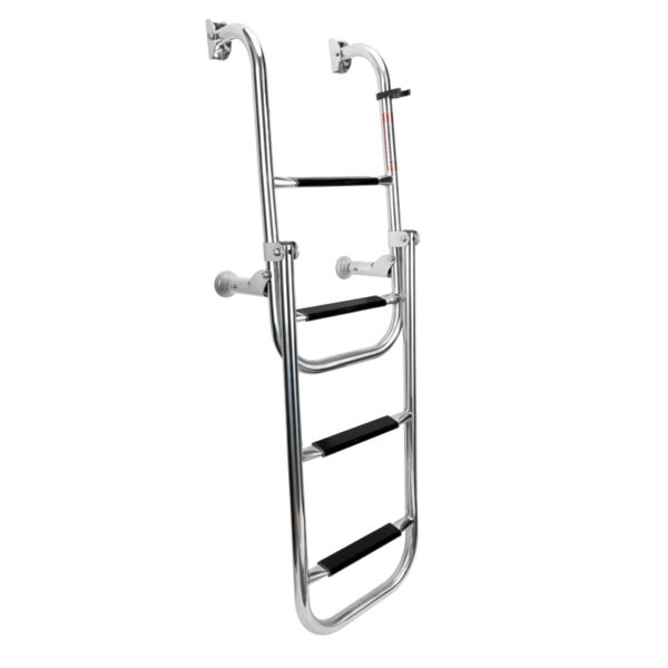Σκάλα Αναδιπλούμενη, 2+2 σκαλιά, Inox 316, 90⁰, Μ1060xΠ280mm