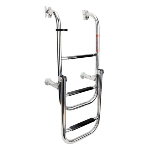 Σκάλα Αναδιπλούμενη, 1+2 σκαλιά, Inox 316, 90⁰, Μ810xΠ280mm