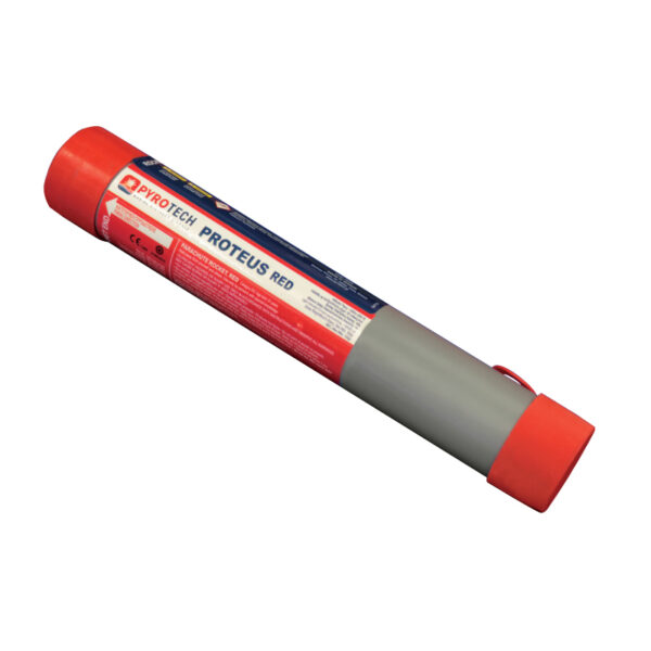 PYROTECH Σήμα Αλεξιπτώτου, SOLAS/MED/USCG, Κόκκινο