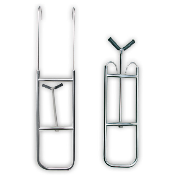 Σκάλα Πλώρης, 3 σκαλιά, Inox 316, Μ930xΠ250mm