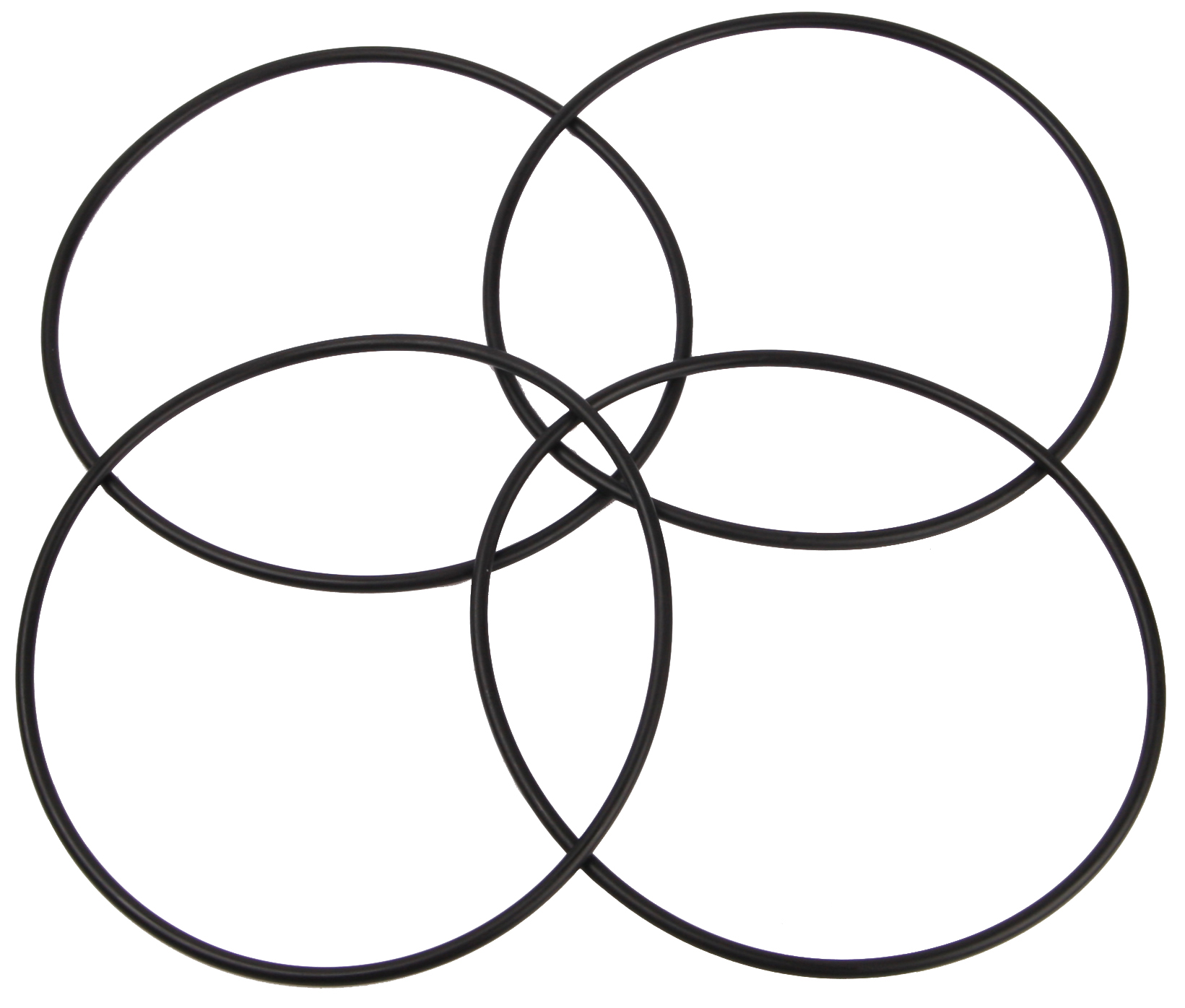 Gasket kit round heat exchanger TAMD70D,E FRG23053