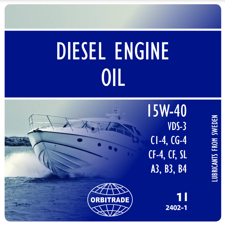 Diesel engine oil, mineral, SAE 15W40, 1L FRG2402-1