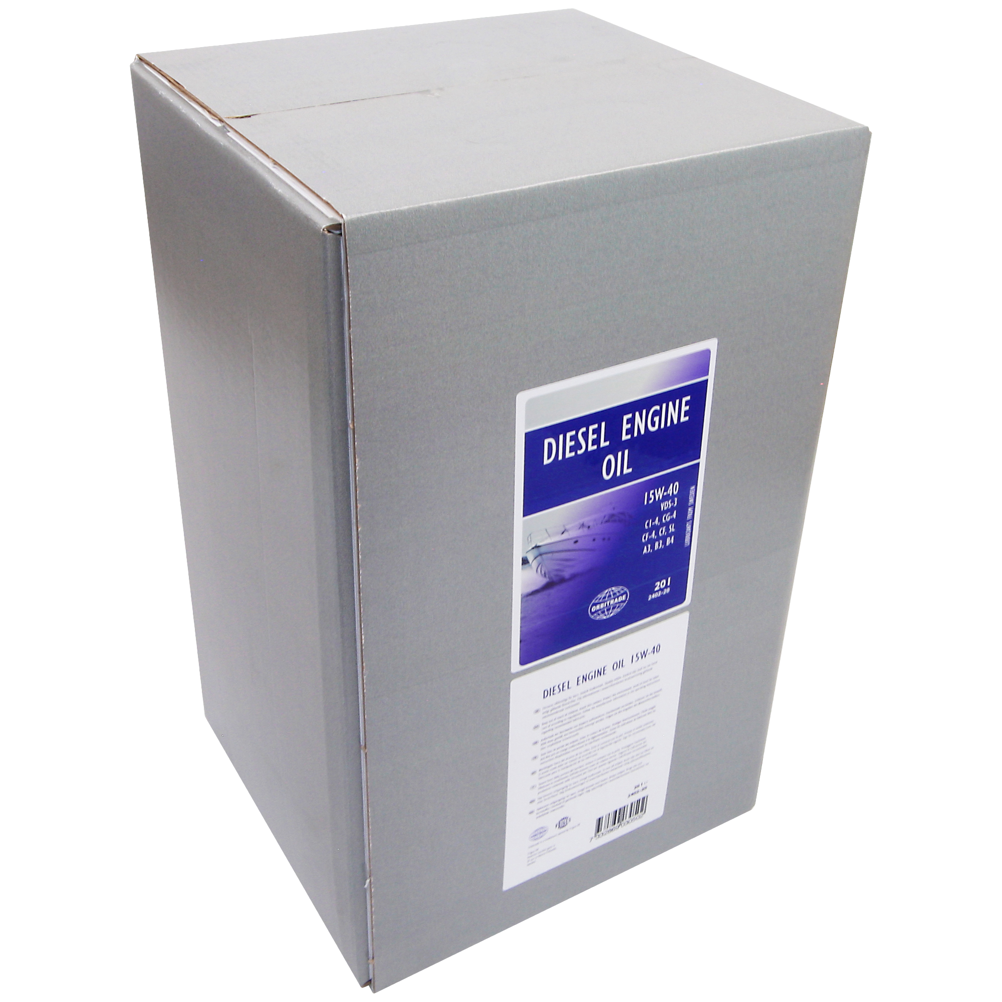 Diesel engine oil, mineral, SAE 15W40, bag-in-box 20L FRG2402-20